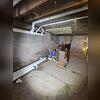 Water getting into this basement was a big problem. Wet basements lead to mold, mildew, and rot.