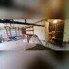 This is the basement entrance into the crawl space. You can see water damage to the concrete foundation wall.