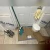 To keep moisture out of Patrick's basement, he had shoved a cardboard box under the door. So if moisture seeped in, the boxes would absorb it, making cleanup after heavy rains easier.