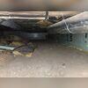 This crawl space was full of debris. The owner wanted it to be encapsulated.