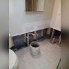 This basement was constantly flooding.We got to work preparing the area to install a waterproofing system.