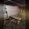 This gravel crawl space was not protected against moisture. The homeowner wanted to change that.