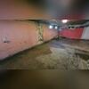 Fully in place, this interior drainage solution manages water quietly and efficiently.