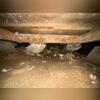 Several areas of the subfloor of this home were being supported by large, jagged boulders, offering essentially no proper support.