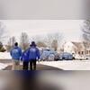 The Preferred Home Improvement crew gets ready to head out after completing another successful exterior home improvement project.