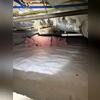 Insulation absorbs humidity in the crawl space, causing it to become heavy and fall out of place.