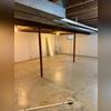 There were two cracks on these basement walls in need of repair.