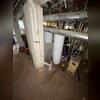 Unfinished basement layout prior to radon mitigation work