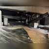 This homeowner had laid down cardboard on top of the original vapor barrier, so that she could crawl through her crawl space without ripping the vapor barrier.