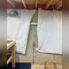Once the blanket of insulation was pulled back on Alex's foundation wall, the large crack was discovered! This was the source of the puddle forming on his basement floor.