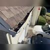 Here we see the result of debris filling up the gutters without the protection of gutter guards.