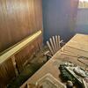 The old paneling in Tyler's basement started to peel and pull away from the wall. This was a clear sign that he had moisture seepage in his basement!