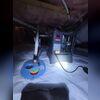 The SmartSump can remove up to 2,240 gallons of water per hour from the crawl space, and the SaniDry can remove up to 100 pints of water from the air per day.