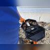 As you can see, the bait inside this rodent bait station has been devoured by the mice and it's full of debris and mice droppings.