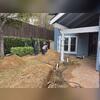 French Drains can go down as low as the foundation footing.