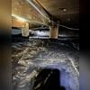 Before photo of crawl space with failing subfloor components.