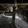 Here you can see one of our SmartJacks that were installed in this crawl space.