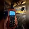This photo shows the humidity level of 42% in this crawl space.