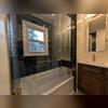 Custom Shower Door with a French opening