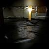 This crawl space was dirty, and damp - causing damage to the subfloor insulation which created cold floors inside of the home.
