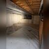 A crack in this basement had begun to leak.