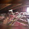 This rolled fiberglass insulation needed to go.