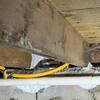 Moisture wreaked havoc all over this crawl space! With the buildup of excess moisture, the support joists started to rot, mold, and grow mildew.