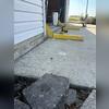 Woods is in the process of lifting and leveling the driveway using PolyLevel.