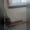 One of the many cracks throughout the home indicating foundation settlement.
