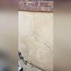 Another one of the many cracks around the home that led the homeowner to call Woods.