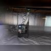 Our dehumidifier will keep the air conditioned inside the sealed space.