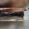 Before photos reveal the combination of water, dampness, and uneven surfaces in this space.