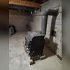 A basement showing clear signs of structural stress.