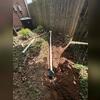 Water from the sump pump exits through a LawnScape Outlet, which is placed downhill from the home to prevent re-entry.