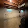 Notice the severe cracking in this basement wall.