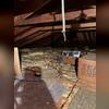 The attic was just in bad shape. Not only was the insulation was no longer efficient and covered in debris, but there were a bunch of old boxes and other debris throughout the area