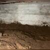 Soil was replaced to cover the brackets and piers