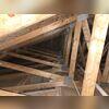 This attic was lacking in the insulation department.