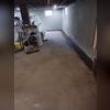 Along this wall, our team placed the WaterGuard System and restored the concrete slab afterwards. This interior drainage system is designed to collect any water coming through the walls.