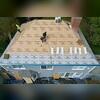 The crew installed protective ice & water shield and underlayment before the shingles went on. This layer helps create a clean, water-shedding barrier beneath the finished roof.