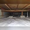 This crawl space is now better protected and supported.