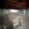 Here you can see our CleanSpace Vapor Barrier and SilverGlo Insulation that was installed in this crawl space.