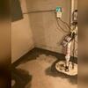 Here you can see our TripleSafe Sump Pump and WaterGuard System installed in this basement.