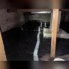 6 Mil plastic installed over the dirt floor prior to being sealed with spray foam