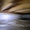 We take our CleanSpace Liner up the walls of the crawl space to give your home the most protection from moisture while allowing for protection from termites too!