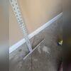 Cracked concrete happens when part of a concrete slab breaks and sinks into underlying soil that has compressed or washed away.