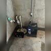 A TripleSafe&reg; Sump Pump System (shown here), combined with a SaniDry&reg; dehumidifier, represents the ultimate in basement waterproofing and humidity control.