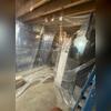 We cover everything with plastic and tape the vents to limit dust to the rest of the house.