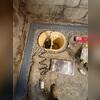 Once the WaterGuard is place the sump pump container is installed. The parts are assembled into the already placed container of the sump pump.