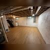 Our Elite Plank Flooring in Pecan gave this basement an instant upgraded look!